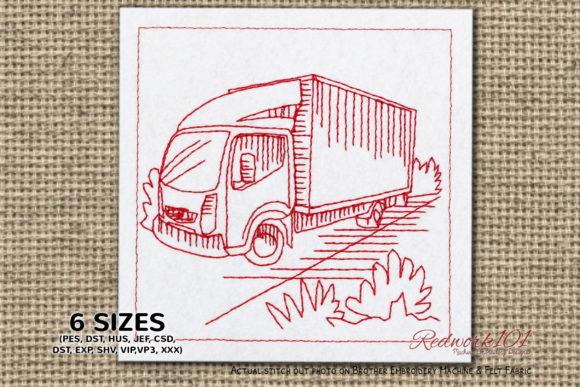 Box Truck Bluework