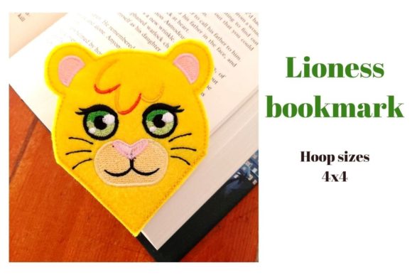 Lioness Corner Bookmark