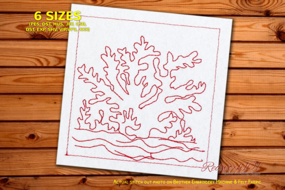 Mystical Sea Coral Lineart