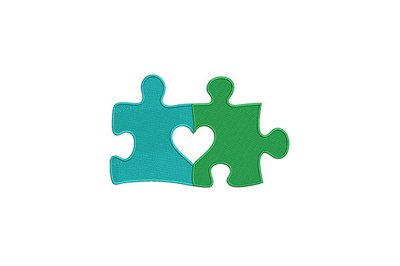 Puzzle Heart Design