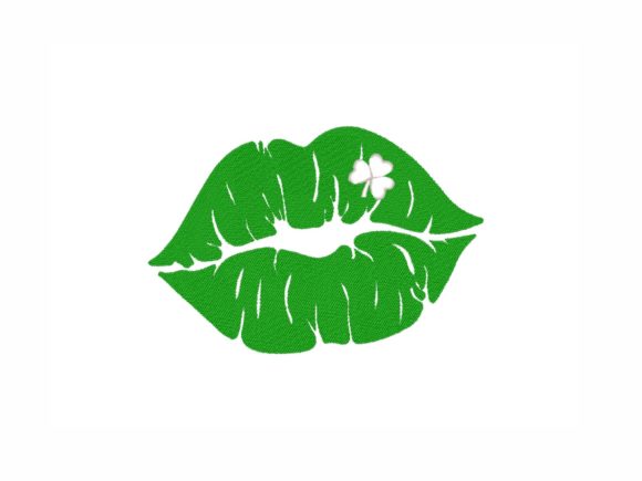 St Patrick's Day Lips