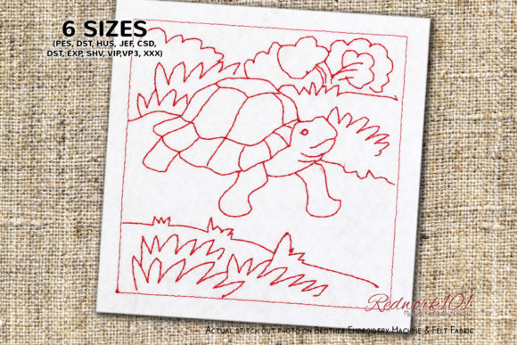 Tortoise Redwork