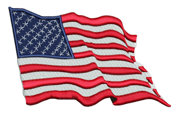 USA Wavy Flag